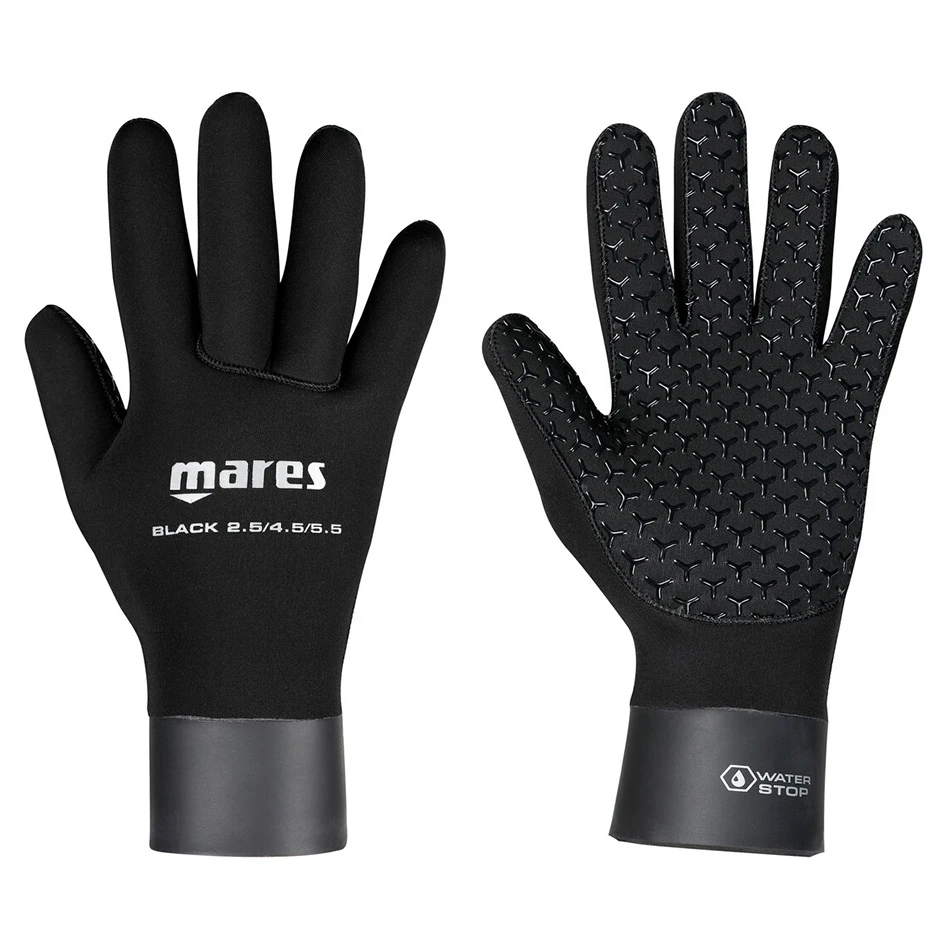 MARES GANTS BLACK 25/45/55 En Néoprène Variable 2.5/4.5/5.5 Mm 3 MARES GANTS BLACK 25/45/55 En Néoprène Variable 2.5/4.5/5.5 Mm