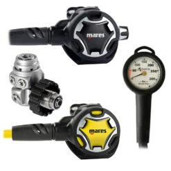 MARES PACK DETENDEUR DUAL ADJ 62X Avec Octopus DUAL Et Manomètre 350 B