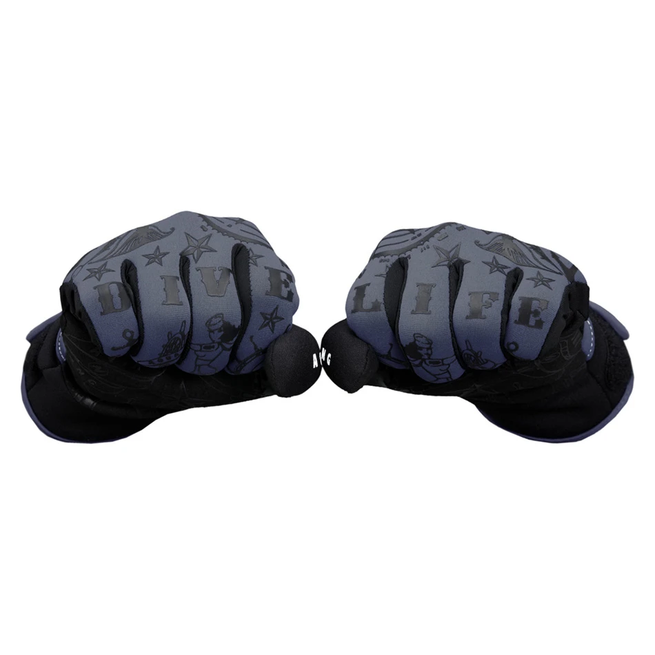 AQUALUNG ADMIRAL III Noir/gris Gants Homme 4 AQUALUNG ADMIRAL III Noir/gris Gants Homme – Image 2