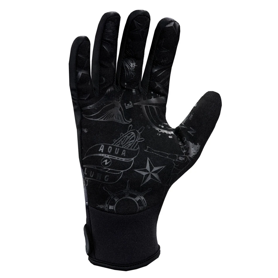 AQUALUNG ADMIRAL III Noir/gris Gants Homme 5 AQUALUNG ADMIRAL III Noir/gris Gants Homme – Image 3